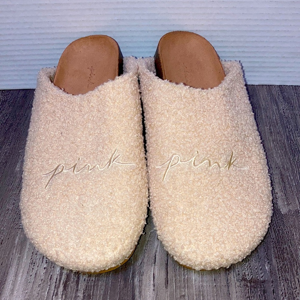 Victoria Secrets Pink Clogs - Picture 2 of 9